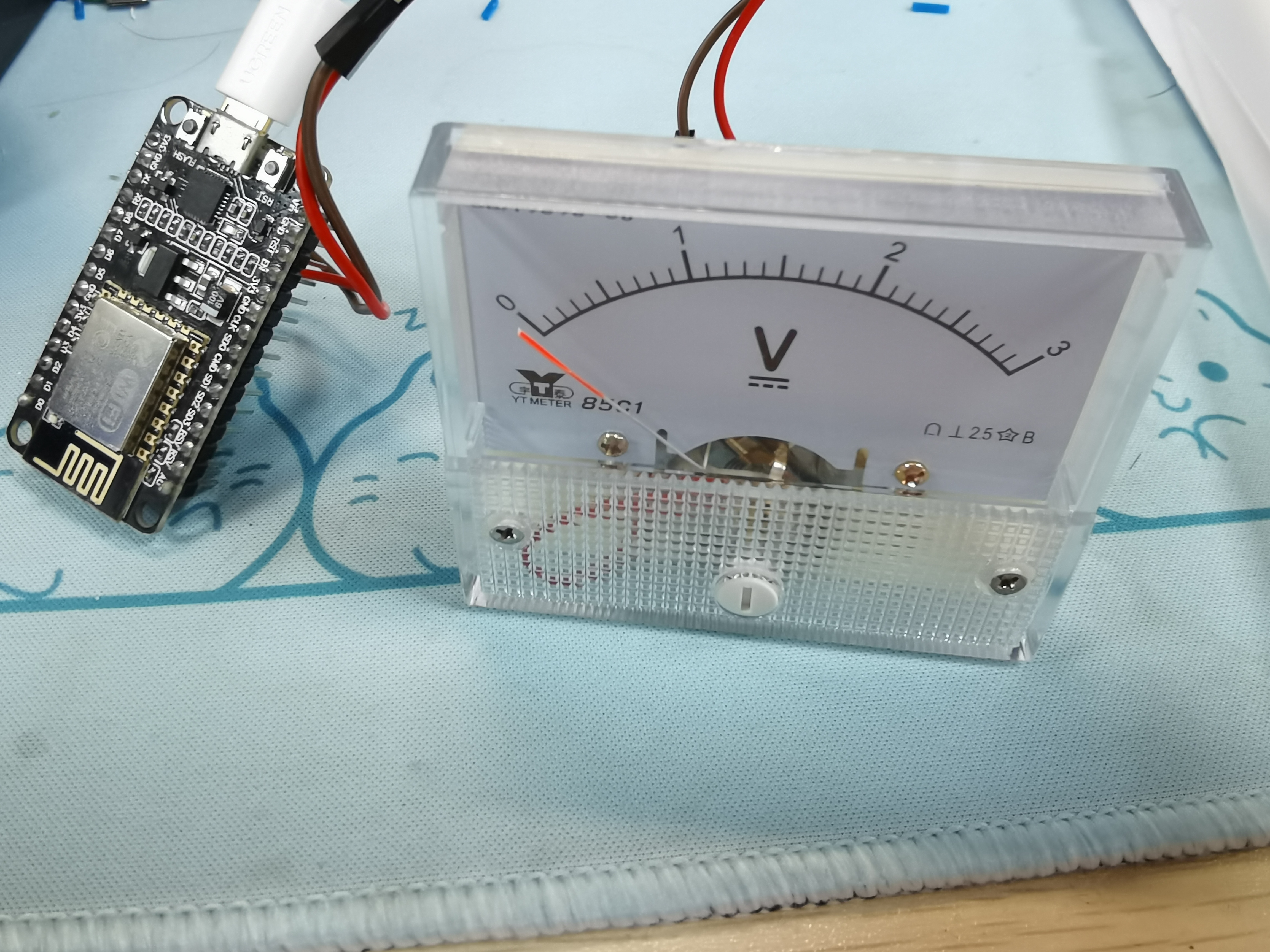 指针式CPU与内存占用表DIY